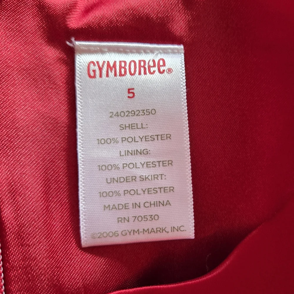Gymboree Girls 2006 Red Satin Holiday Velvet Bow Rhinestone Buckle Party Dress 5